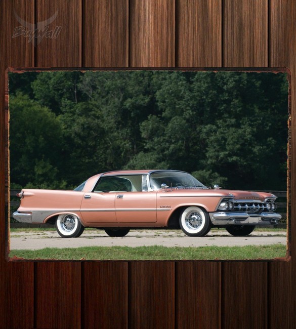 Металлическая табличка Chrysler Imperial Crown Southampton Металлическая табличка Chrysler Imperial Crown Southampton